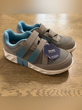 Propet Matilda Strap Walking Shoes Size 7.5W  Women’s Gray-blue Sneakers